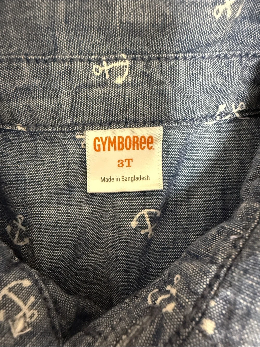 Gymboree navy button